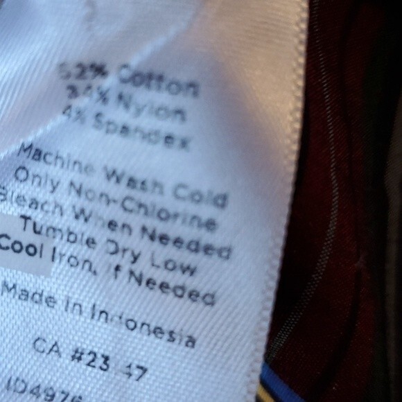 TALBOTS TARTAN PLAID COTTON RUFFLE HOLIDAY COTTAGE BLOUSE SIZE X BLACK RED GREEN - Picture 5 of 7